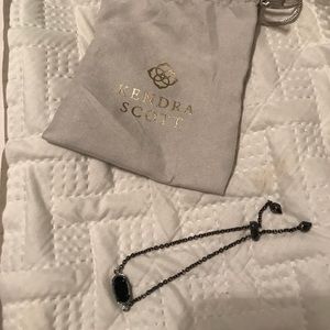 Authentic all black Kendra Scott bracelet.
